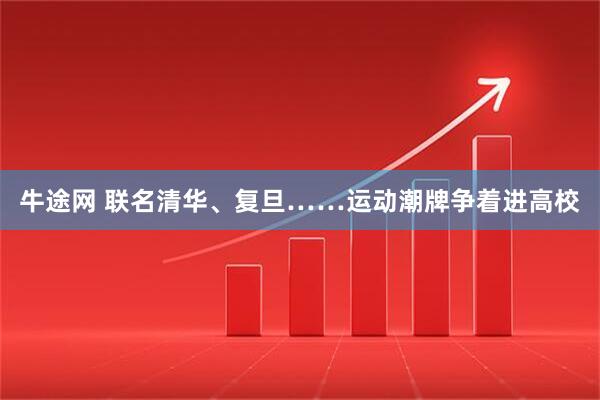 牛途网 联名清华、复旦……运动潮牌争着进高校